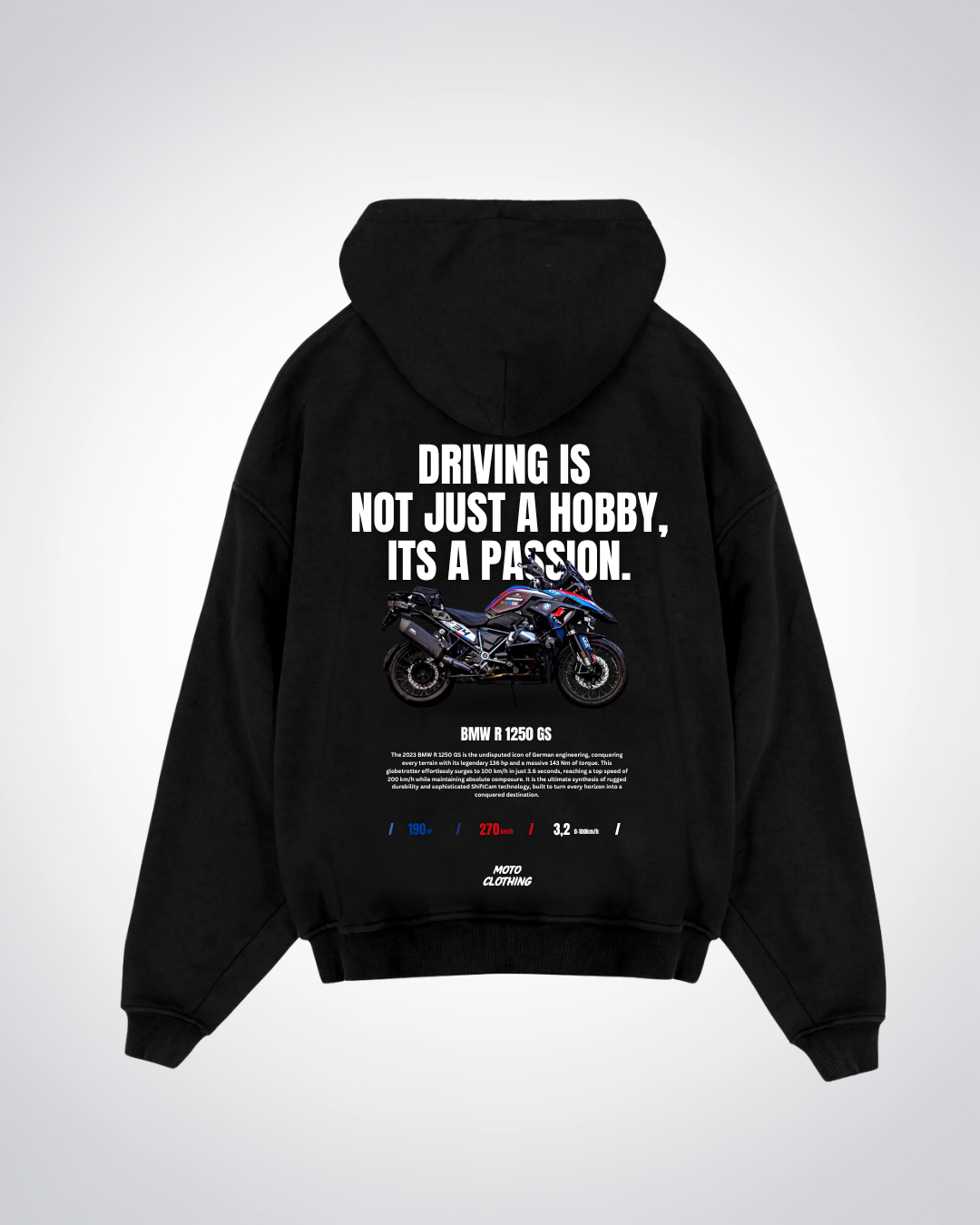 Driving is a passion Oversized Hoodie