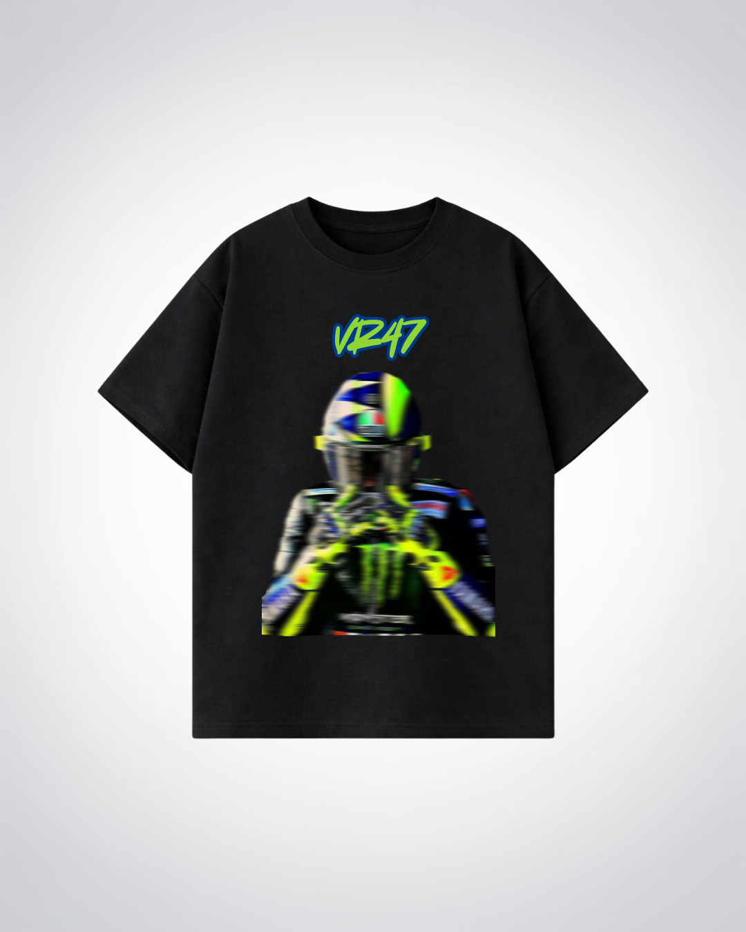 VR47 blured Oversized Shirt