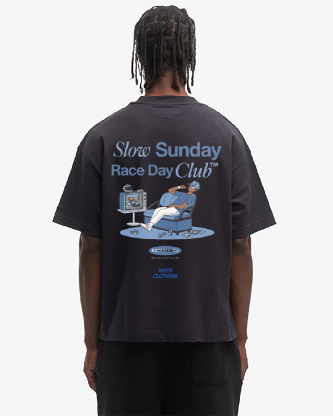 Slow Sunday Race Club Oversized Shirt
