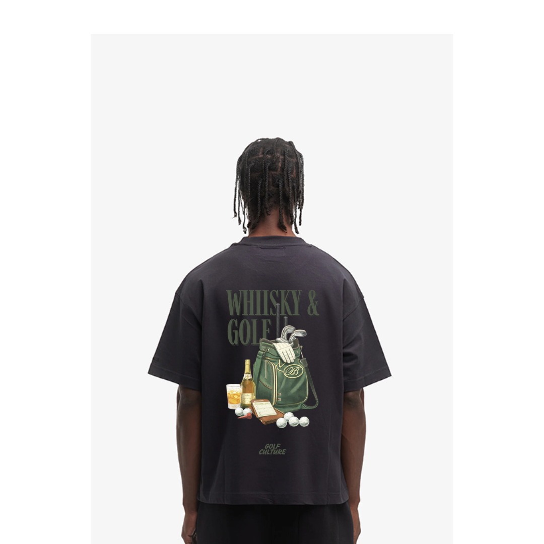 Whisky & Golf Oversized Shirt