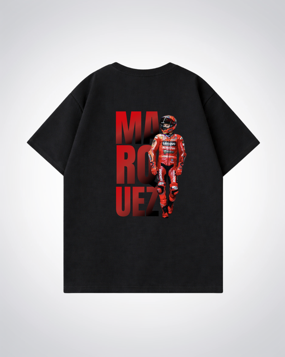 Marquez Oversized Shirt - Black Back (Designed)
