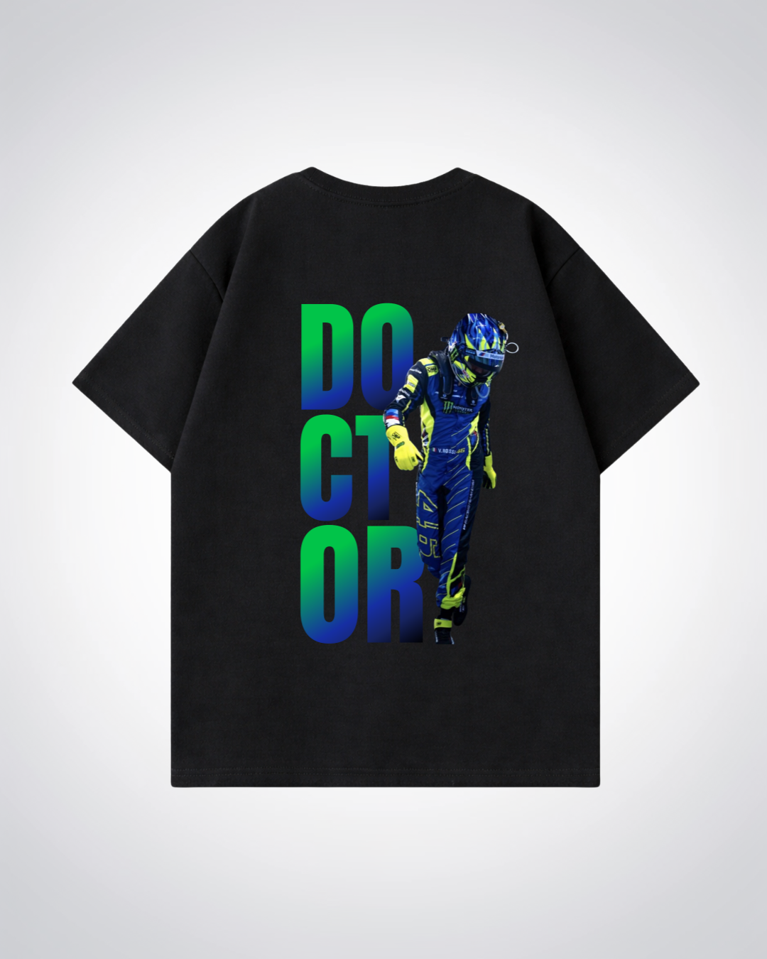Doctor Oversized Shirt - Black Back (Designed)