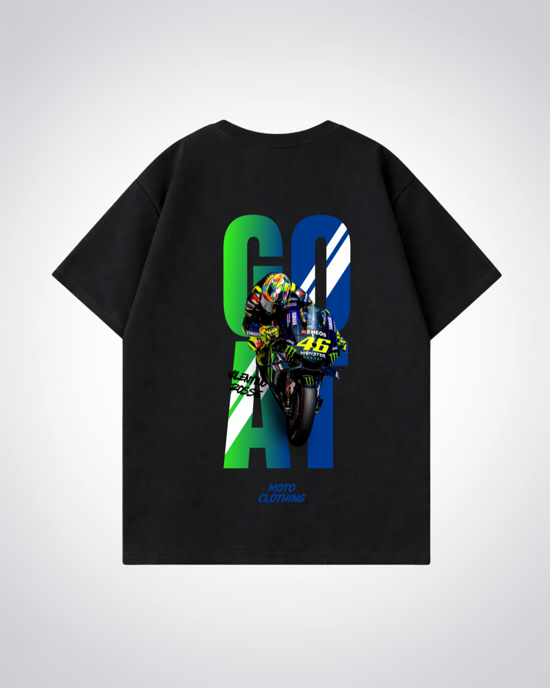 Goat VR47 Oversized Shirt - Black Back (Designed)