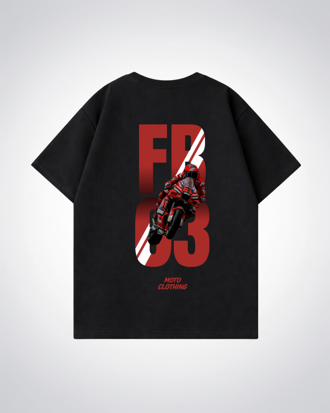 FB63 Oversized Shirt - Black Back (Designed)