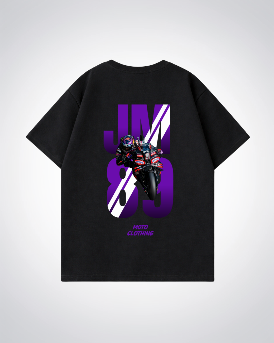 JM89 Oversized Shirt - Black Back (Designed)