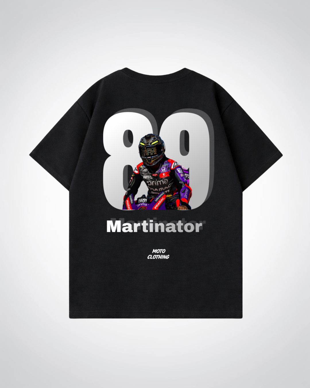 Martinator Oversized Shirt - Black Back (Designed)