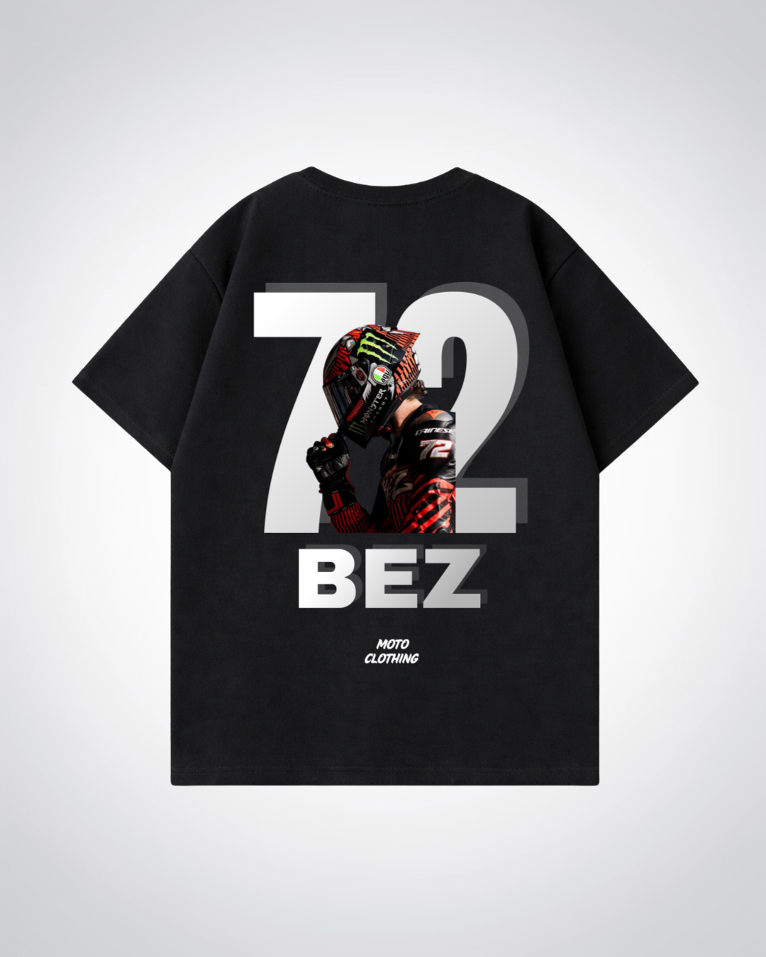 BEZ Oversized Shirt - Black Back (Designed)