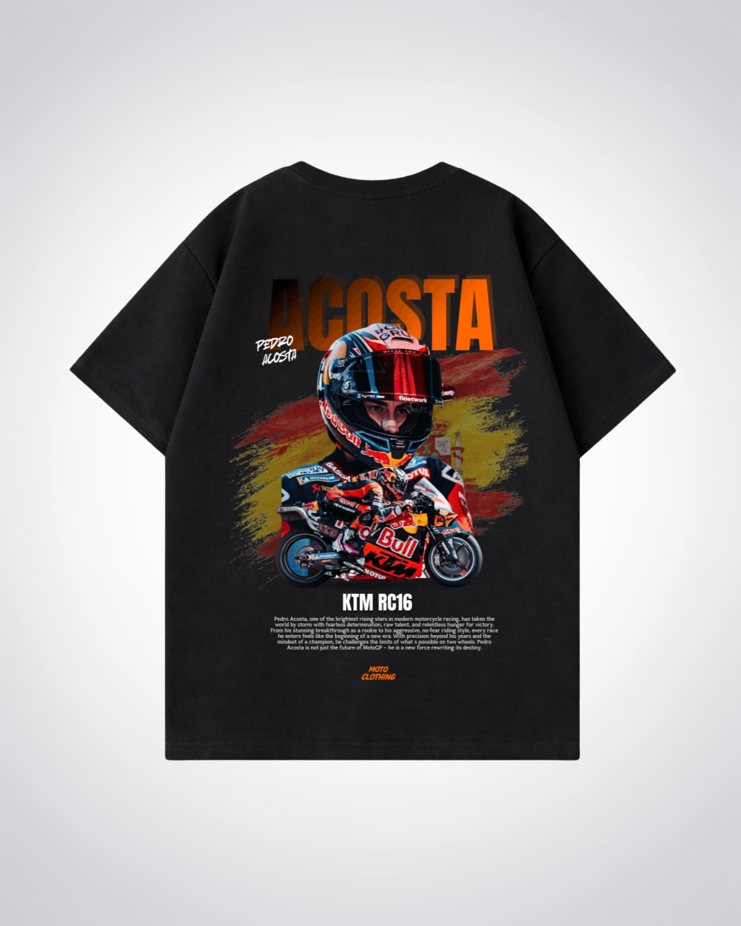 Acosta Oversized Shirt - Black Back (Designed)