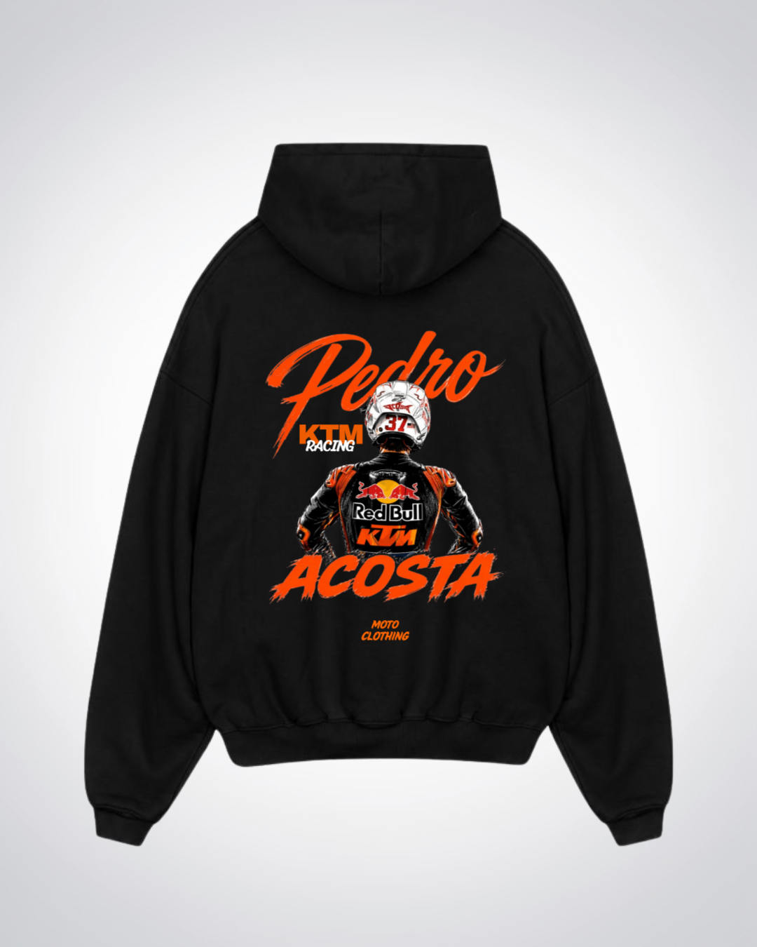 Acosta Racing Oversized Hoodie - Black Back (Designed)