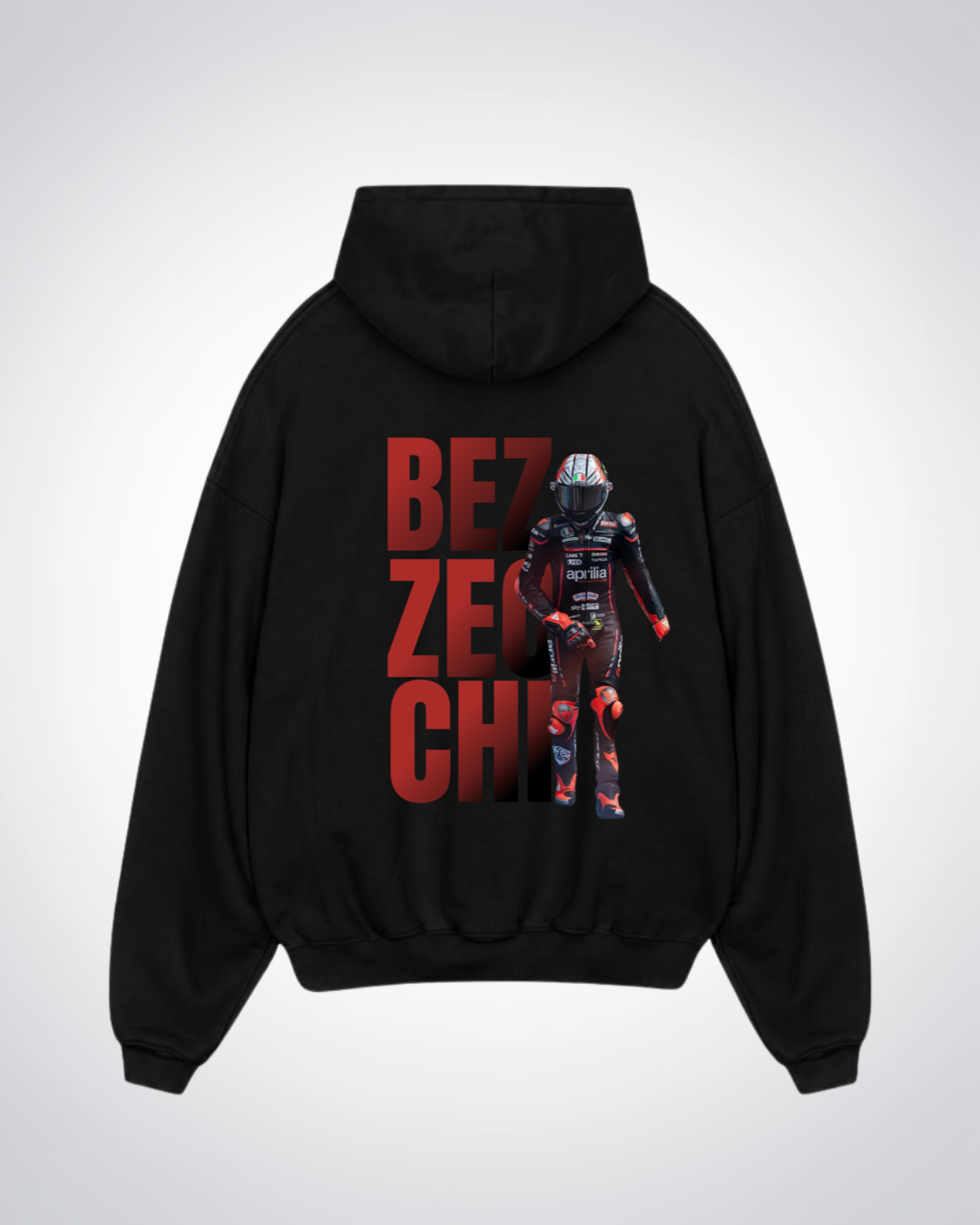 Bezzecchi Oversized Hoodie - Black Back (Designed)