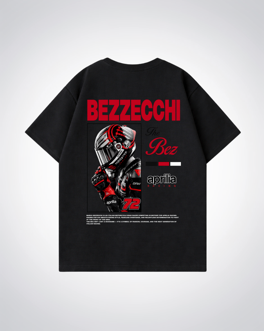 Bezzecchi Oversized Shirt - Black Back (Designed)