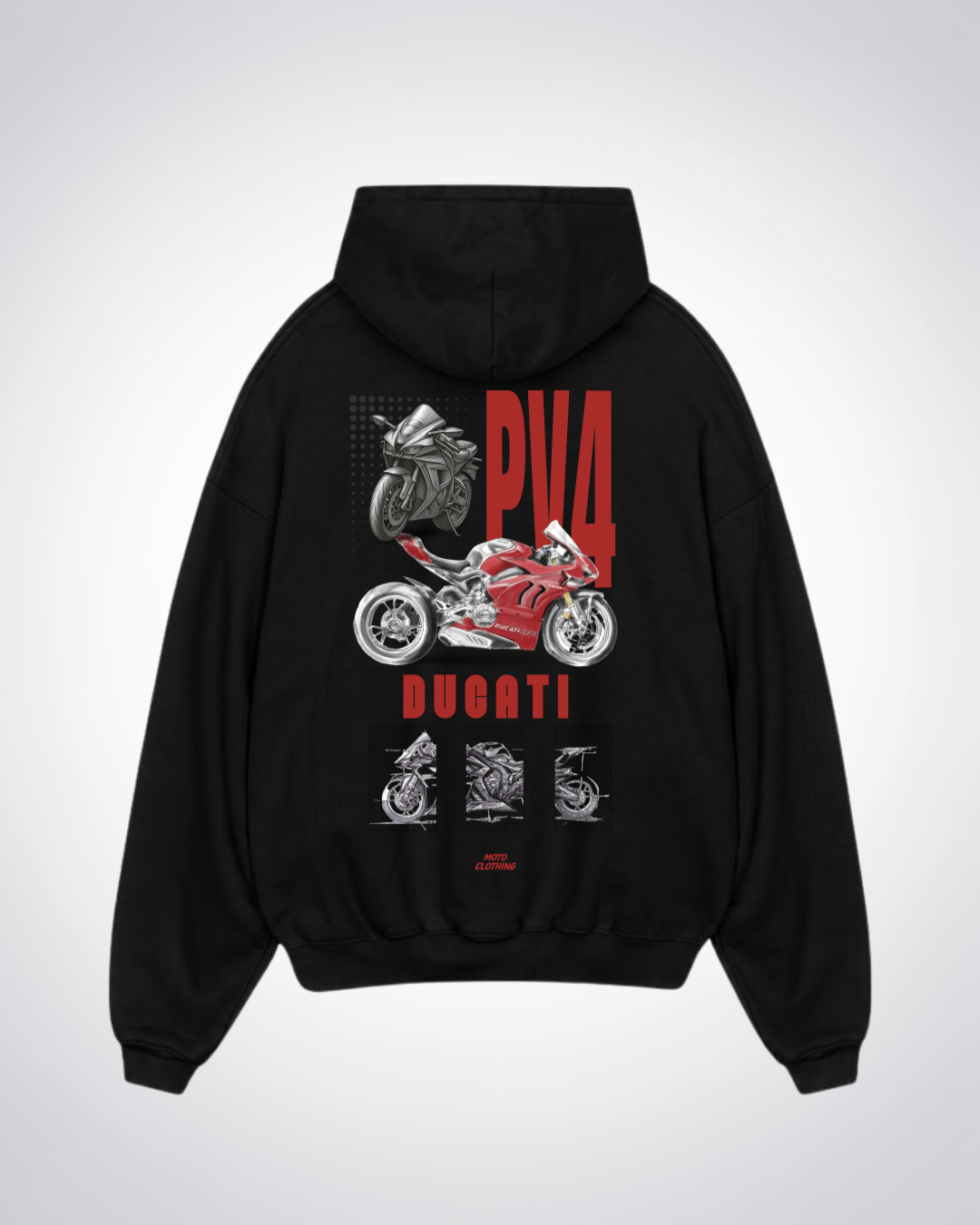 PV4 hoodie - Black Back (Designed)