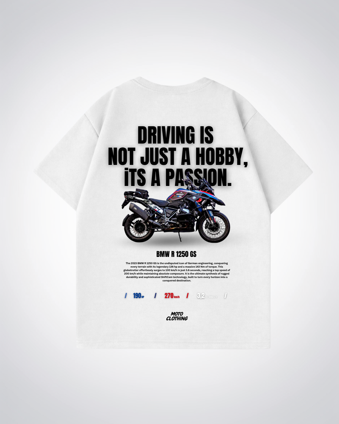 Driving is a passion Oversized Shirt
