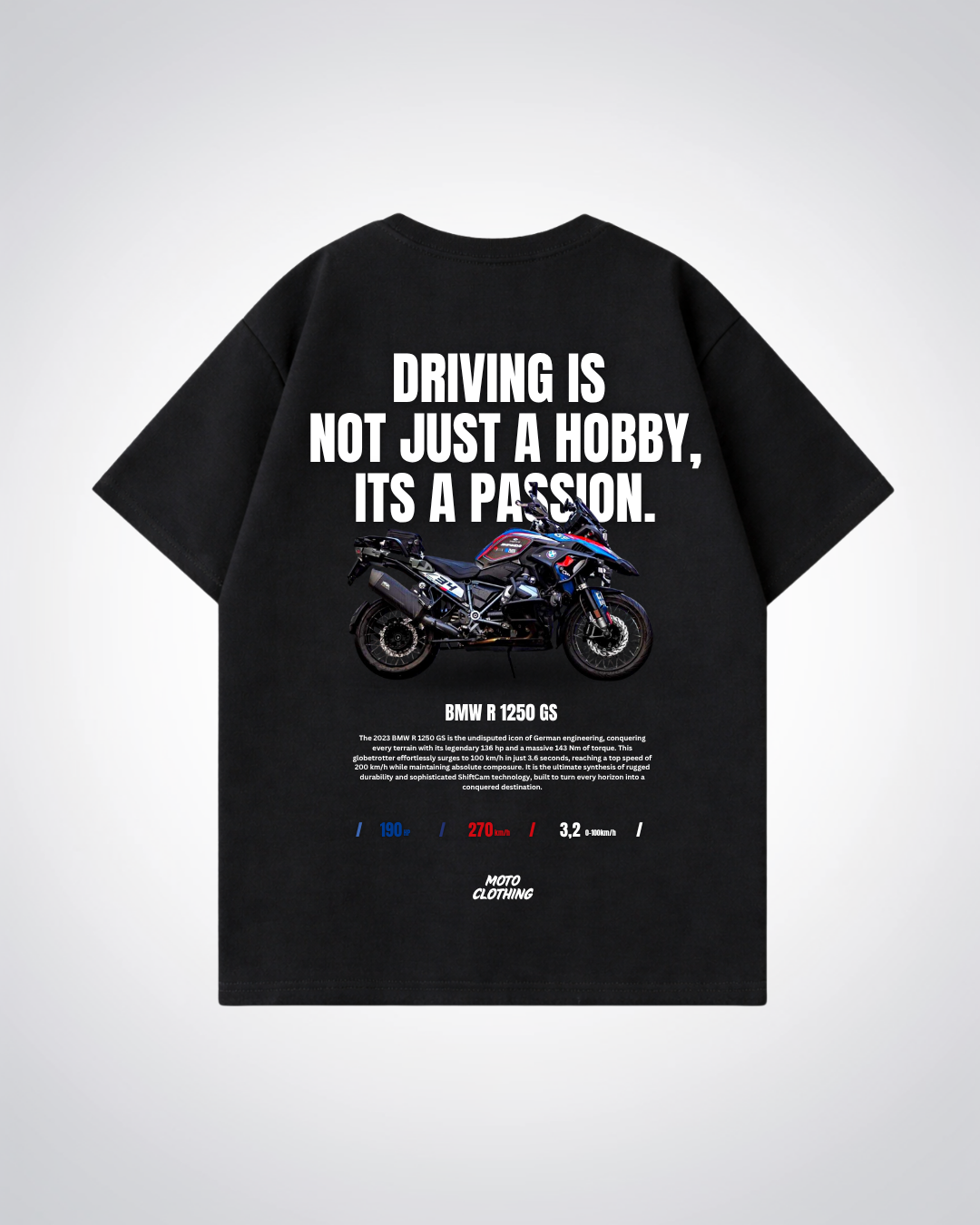 Driving is a passion Oversized Shirt