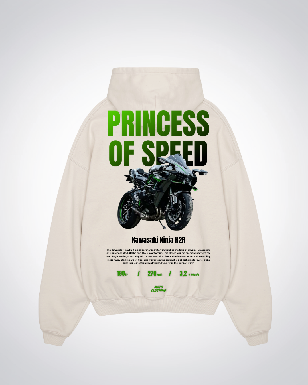 Princess of Speed Oversized Hoodie