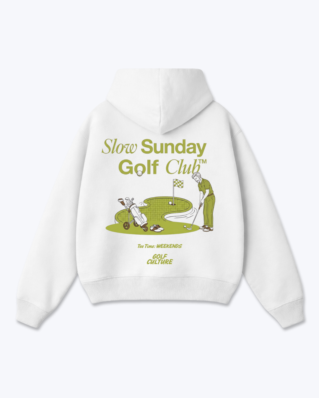 Slow Sunday Golf Club 2 Oversized Hoodie