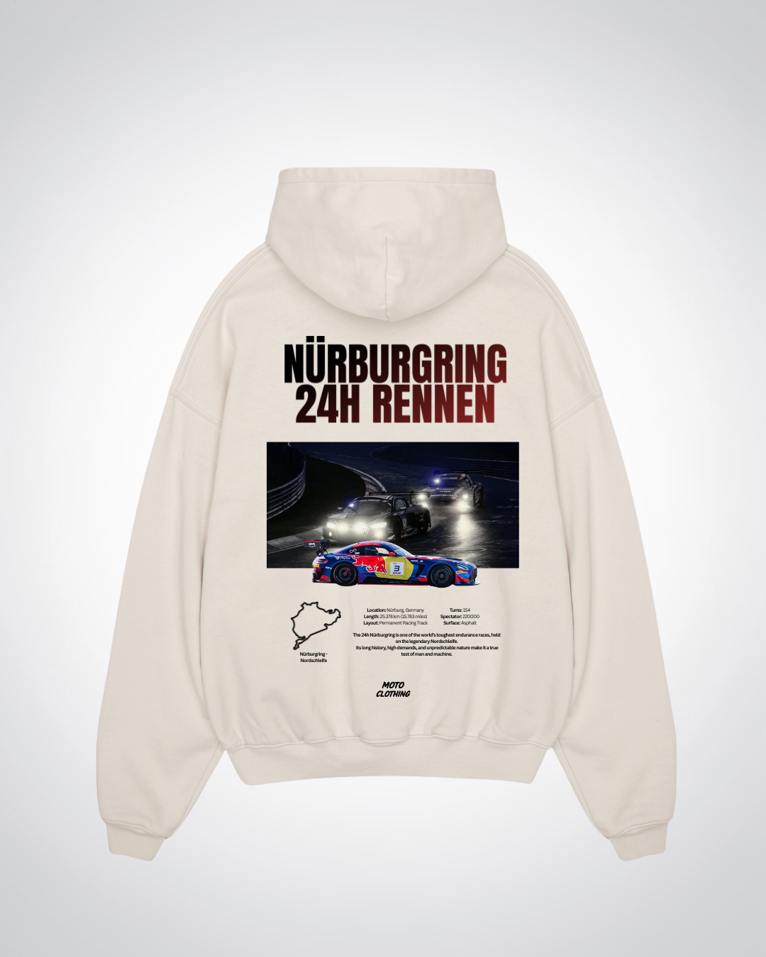 24H Rennen Oversized Hoodie