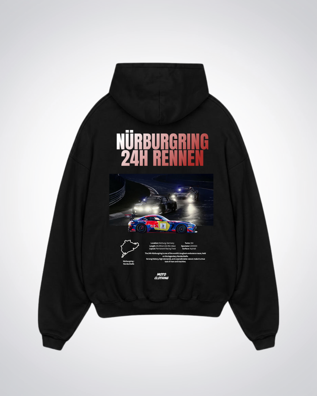24H Rennen Oversized Hoodie