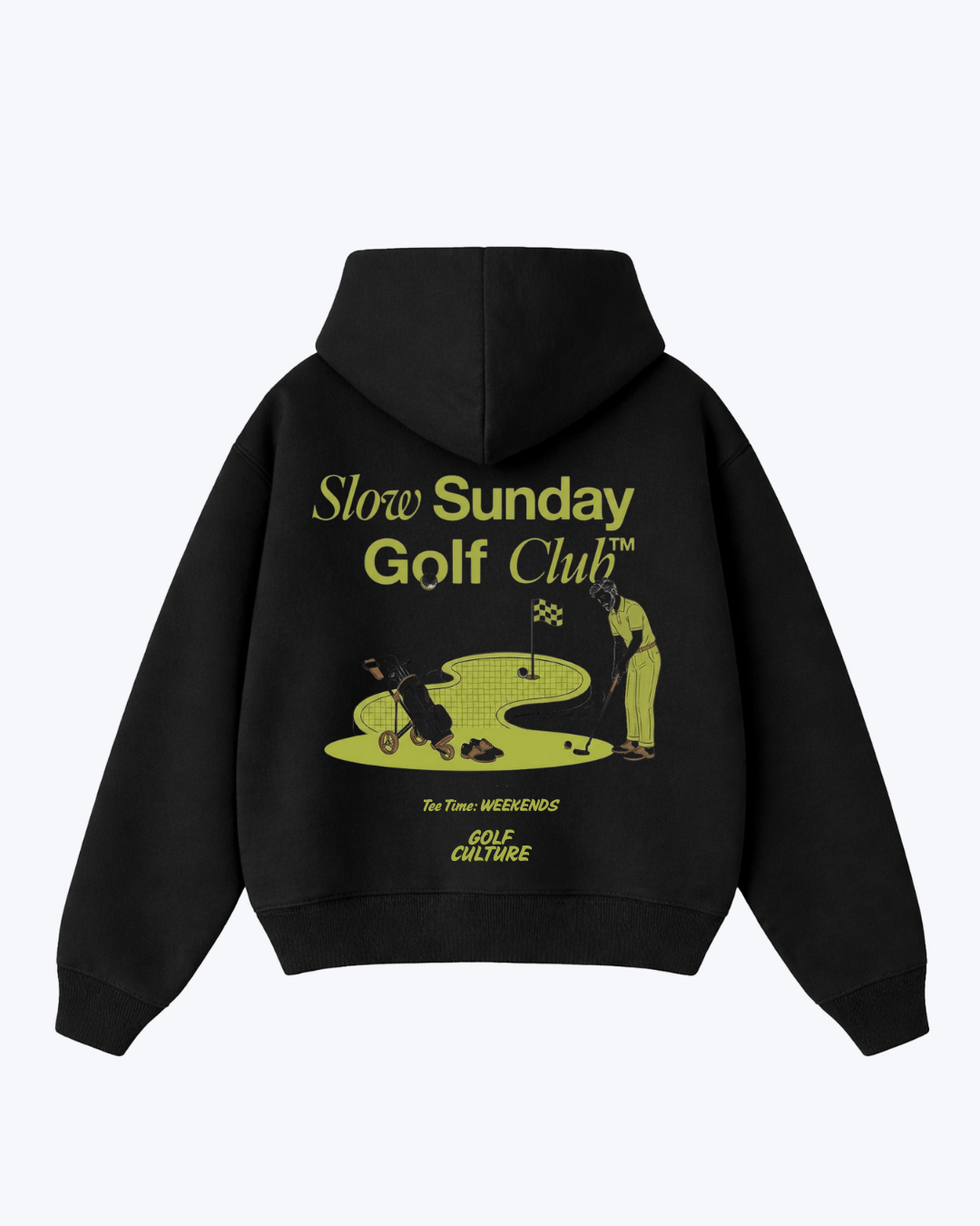 Slow Sunday Golf Club 2 Oversized Hoodie