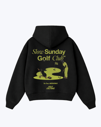 Slow Sunday Golf Club 2 Oversized Hoodie
