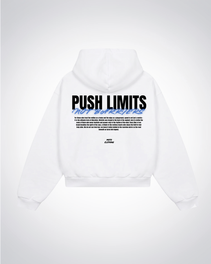 Push Limits nor barriers Oversized Hoodie
