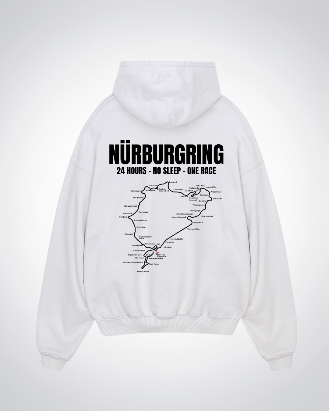 Nürburgring No Sleep Oversized Hoodie
