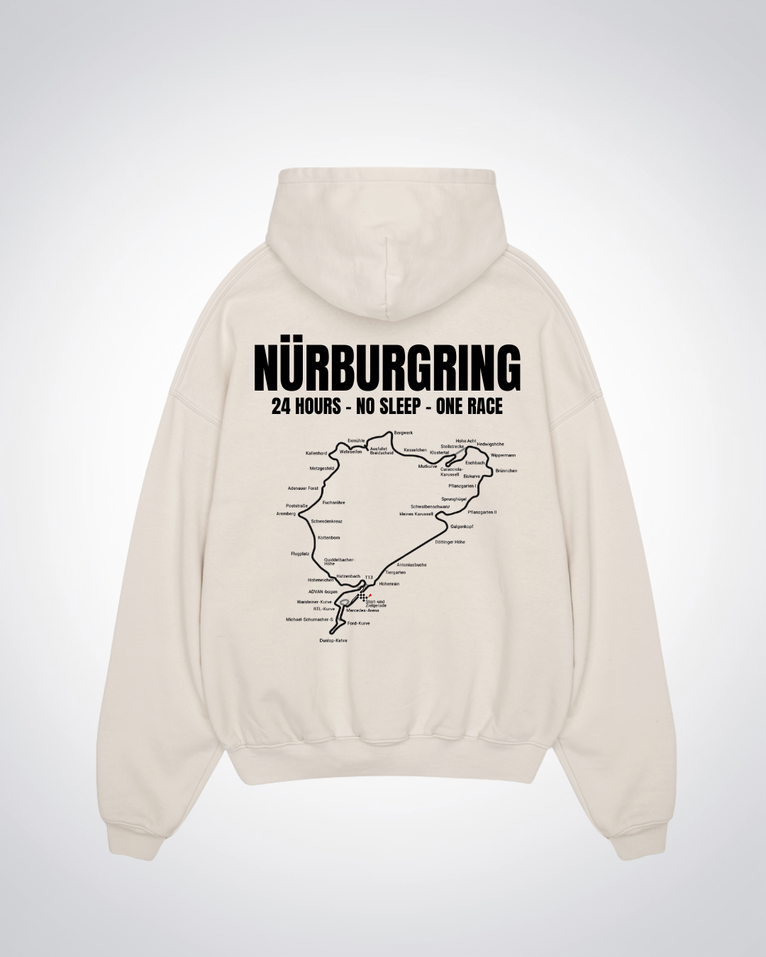 Nürburgring No Sleep Oversized Hoodie