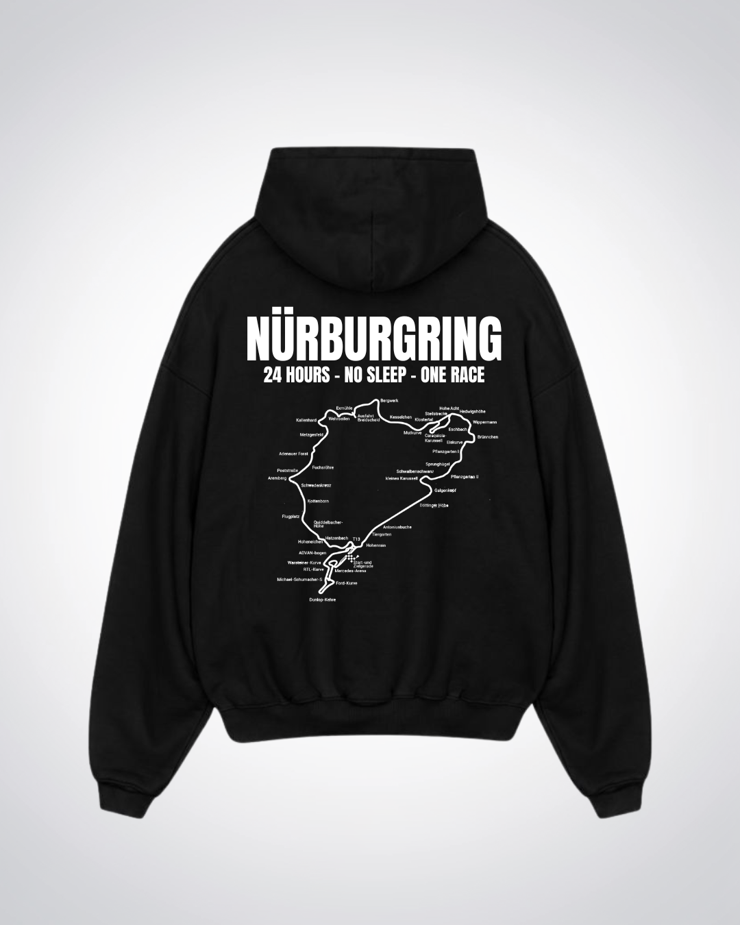 Nürburgring No Sleep Oversized Hoodie