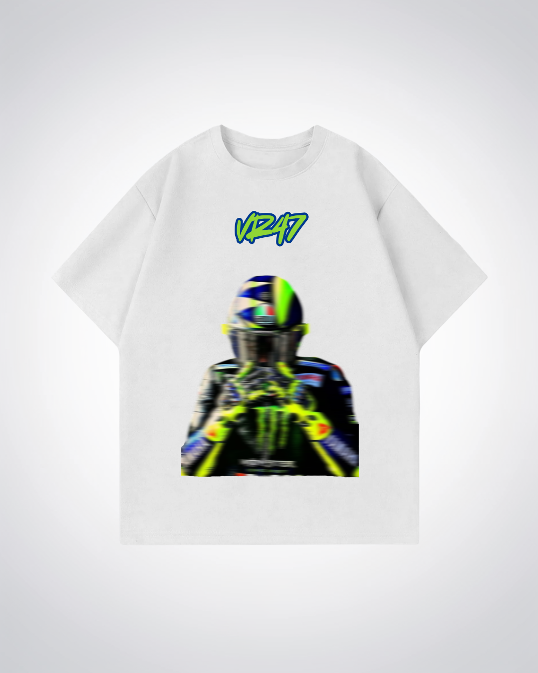 VR47 blured Oversized Shirt