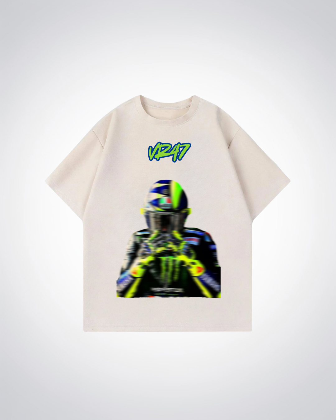 VR47 blured Oversized Shirt