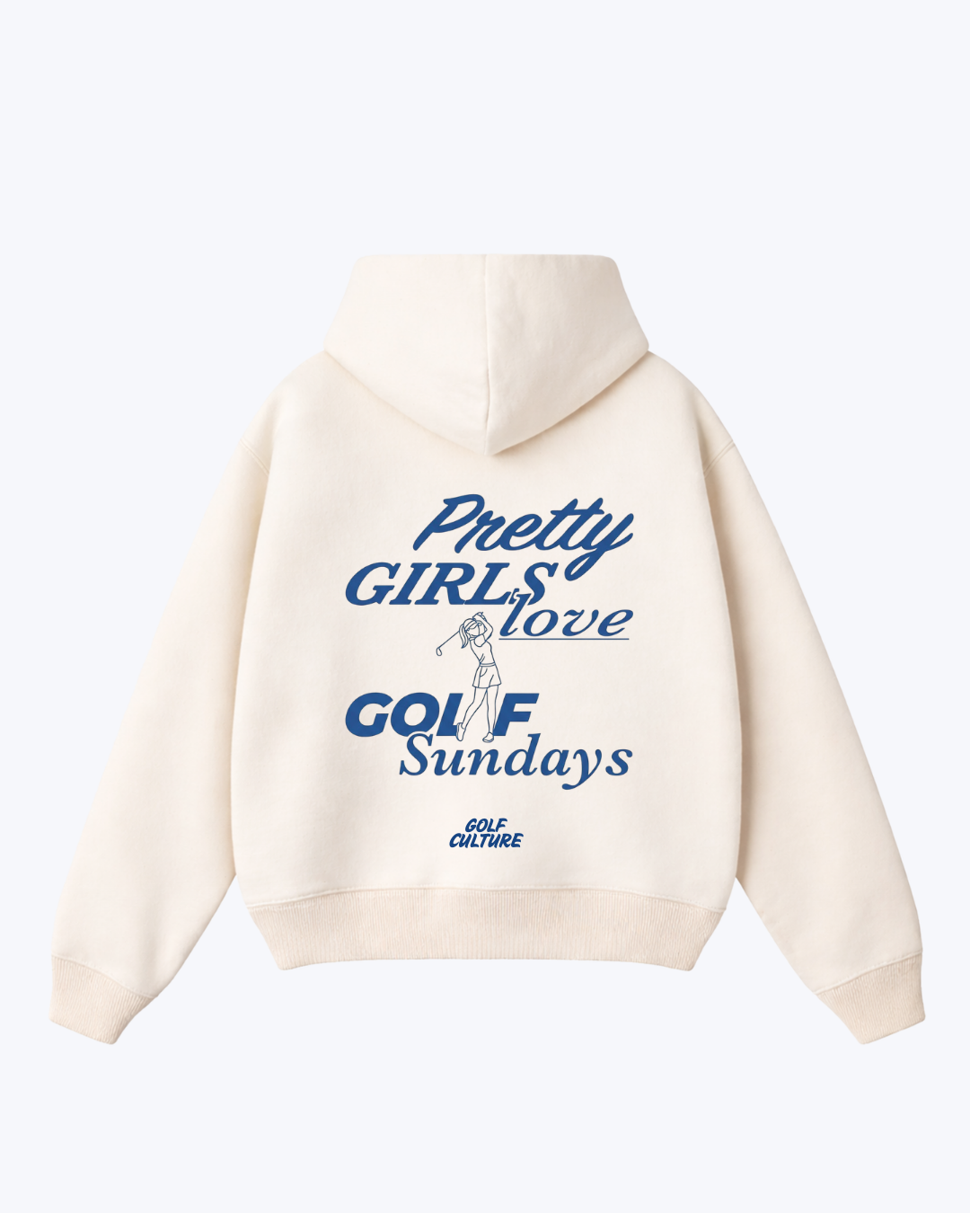 Pretty Girls Love Golf Oversized Hoodie