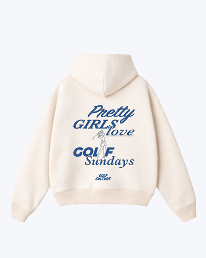 Pretty Girls Love Golf Oversized Hoodie