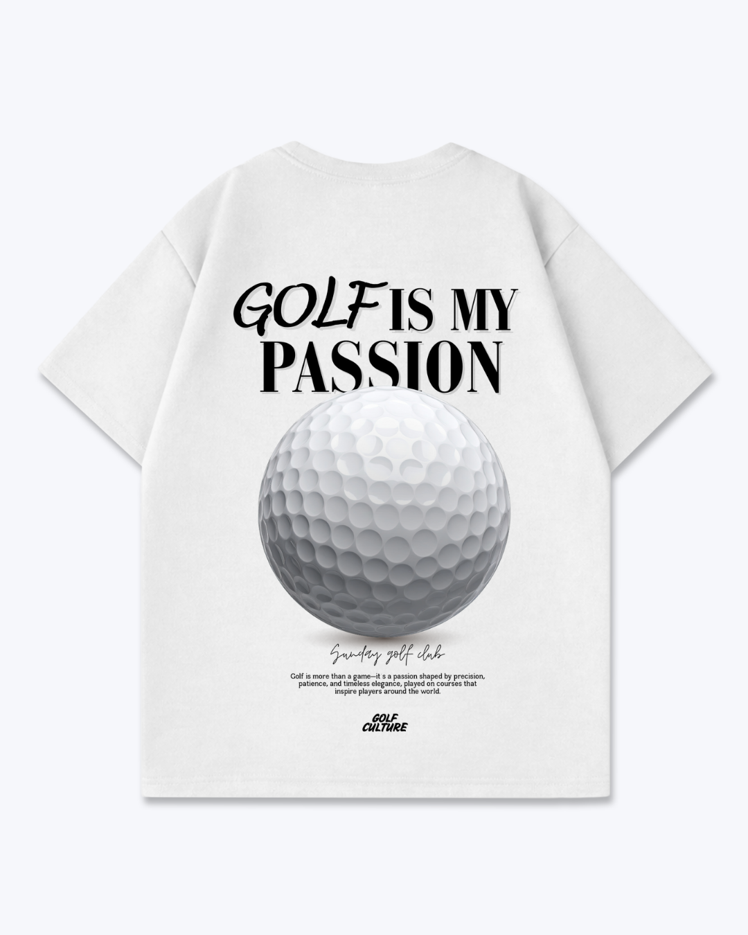 Golf is my passion Oversized Shirt