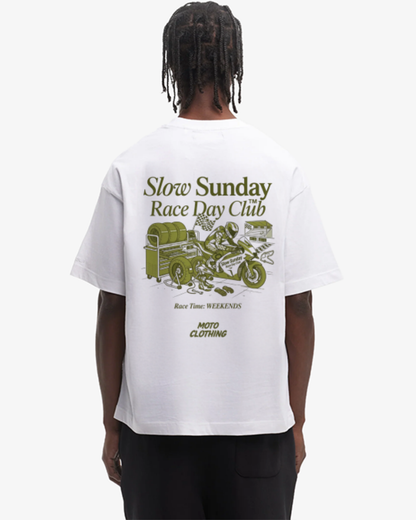 Slow Sunday Race Club Oversized Shirt