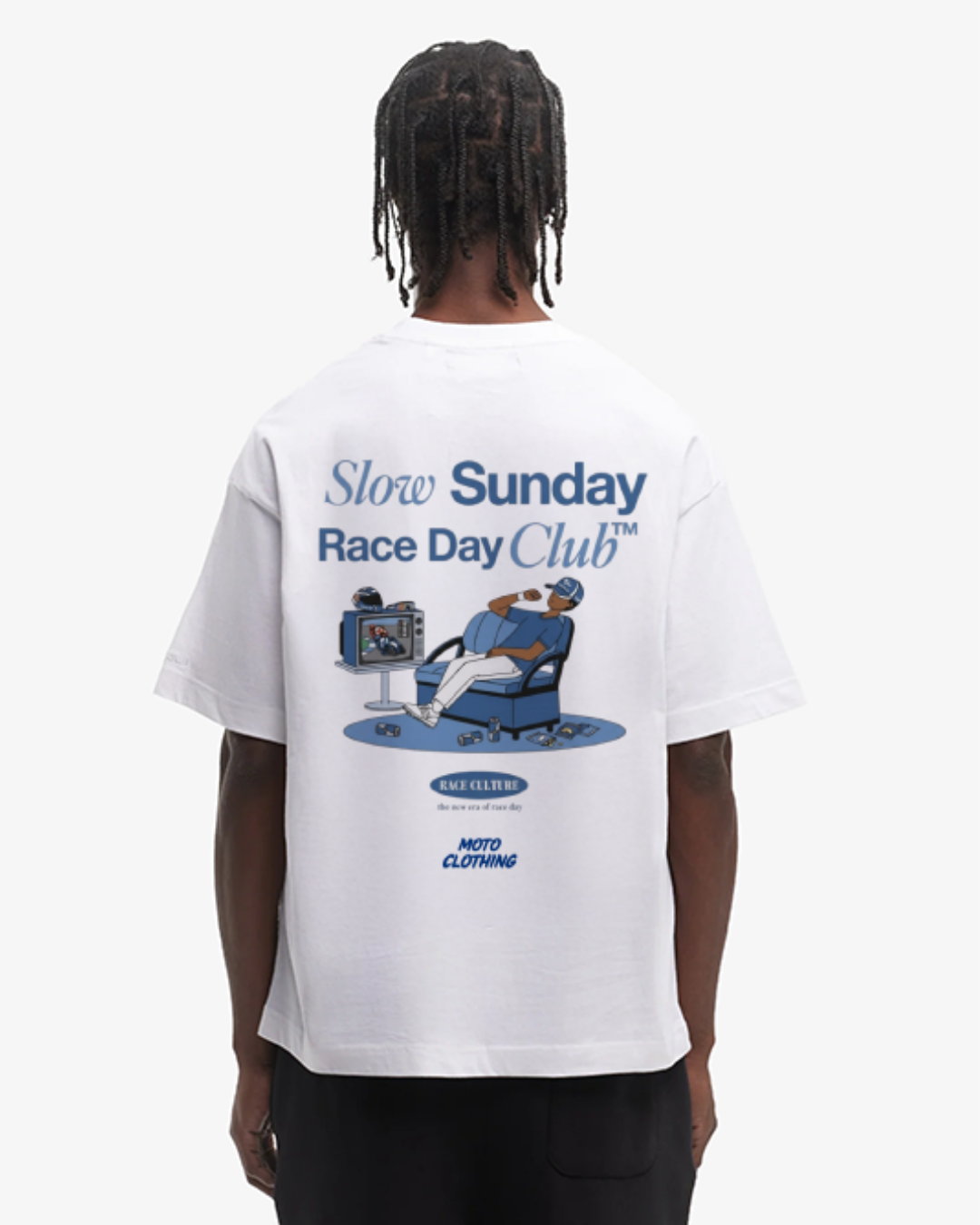 Slow Sunday Race Club Oversized Shirt