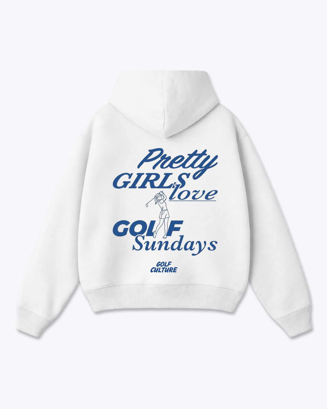Pretty Girls Love Golf Oversized Hoodie