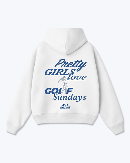 Pretty Girls Love Golf Oversized Hoodie