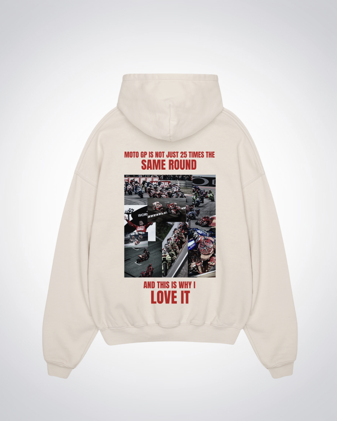 Not Just the same Round Oversized Hoodie