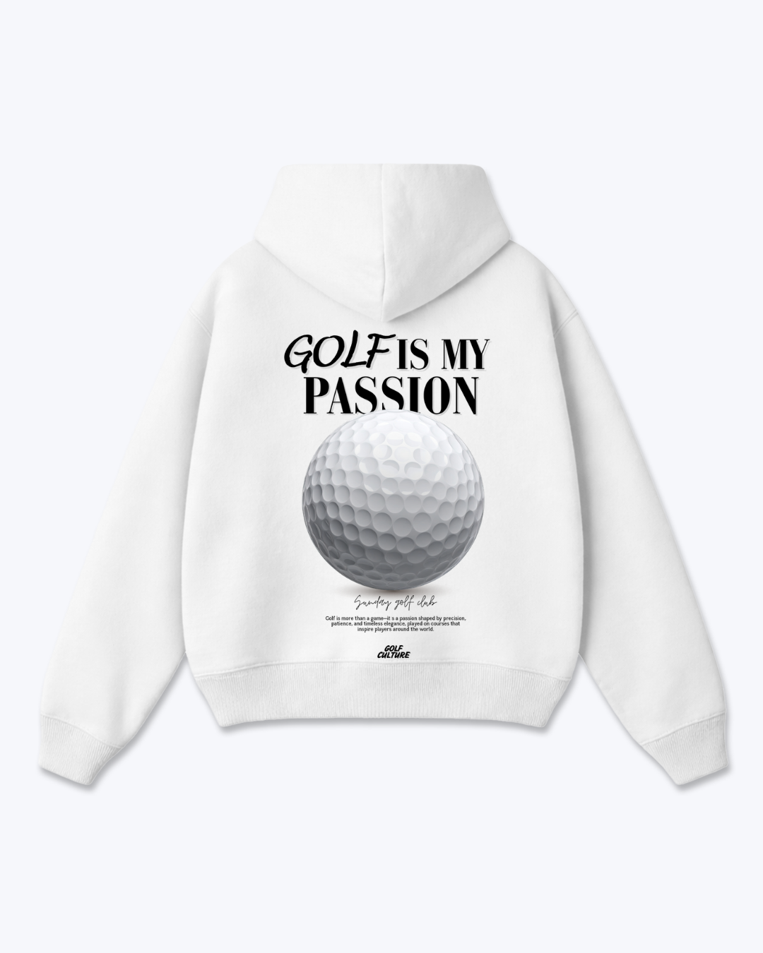 Golf is my passion Oversized Hoodie