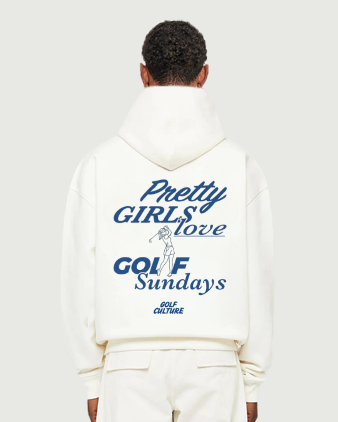 Pretty Girls Love Golf Oversized Hoodie