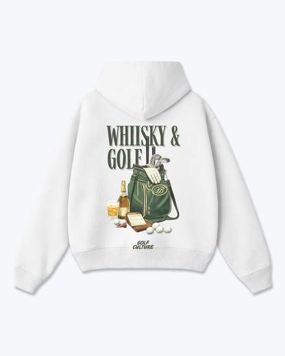 Whisky & Golf Oversized Shirt Hoodie