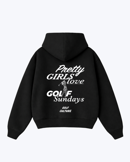 Pretty Girls Love Golf Oversized Hoodie