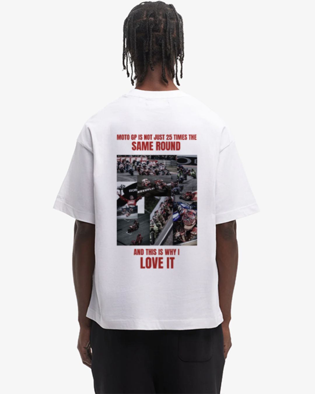 Not just the same round Oversized Shirt