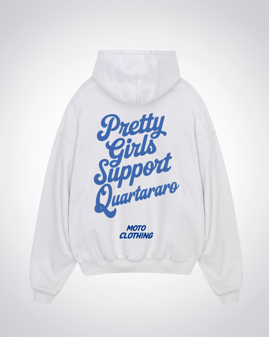 Pretty Girls Support Quartarao Oversized Hoodie