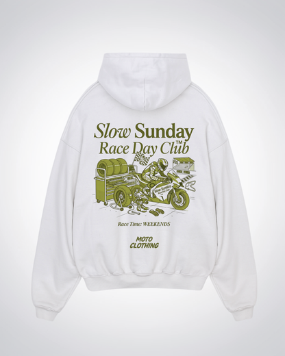 Slow Sunday Race Day Club Oversized Hoodie