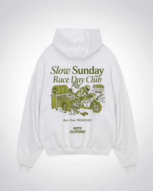 Slow Sunday Race Day Club Oversized Hoodie