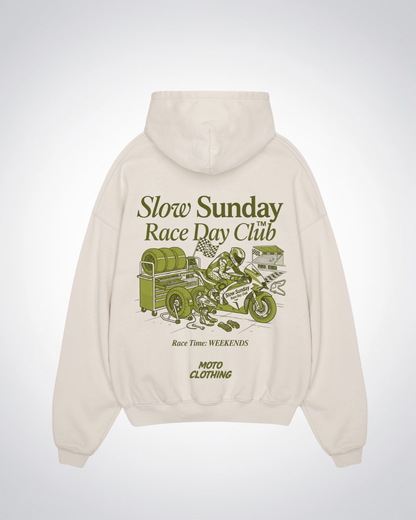 Slow Sunday Race Day Club Oversized Hoodie
