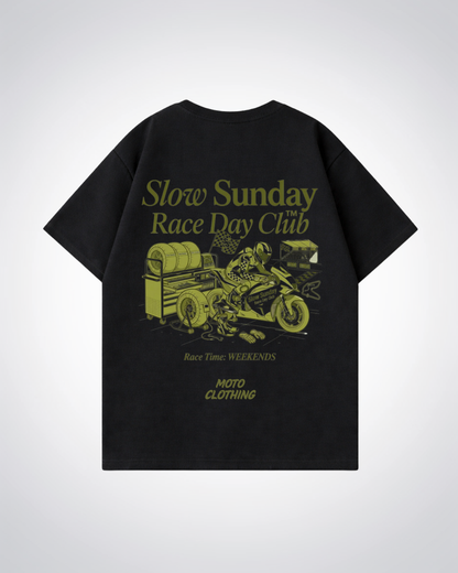 Slow Sunday Race Club Oversized Shirt