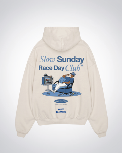 Slow Sunday Race Day Club Oversized Hoodie
