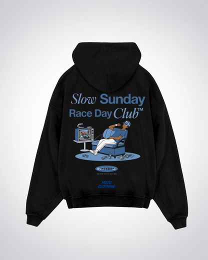 Slow Sunday Race Day Club Oversized Hoodie